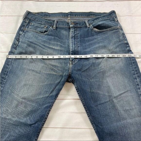 Levi Strauss & Co. Mens Blue 505 Straight Leg Denim Jeans Size W40xL30 - Picture 11 of 15